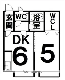 植原マンション【2階】の間取り